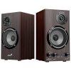 Genius SP-HF520BT, Reproduktory, 2.0, 20W, Bluetooth, 3,5mm jack, dřevěné, tmavě hnědé 31730054401 Genius SP-HF520BT, Reproduktory, 2.0, 20W, Bluetooth, 3,5mm jack, dřevěné, tmavě hnědé 31730054401
