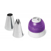 Zdobiace sada dvoch špičiek a adaptéra na trojfarebný krém + 6 sáčkov ako darček - Wilton Zdobiace sada dvoch špičiek a adaptéra na trojfarebný krém + 6 sáčkov ako darček - Wilton