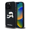 Karl Lagerfeld 3D Rubber Double Heads zadný kryt pre iPhone 16 Pro Black Karl Lagerfeld 3D Rubber Double Heads zadný kryt pre iPhone 16 Pro Black