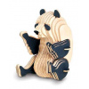 Woodcraft Drevené 3D puzzle panda Woodcraft Drevené 3D puzzle panda