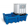 Záchytná vaňa z polyetylénu (PE), pre 2 IBC à 1000 litrov Záchytná vaňa z polyetylénu (PE), pre 2 IBC à 1000 litrov