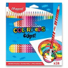 Maped Color´Peps trojhranné farbičky gumovateľné 24 ks v kartónovom obale Maped Color´Peps trojhranné farbičky gumovateľné 24 ks v kartónovom obale