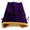 FanRoll Dice Taška Velvet Purple a Golden Satin Large FanRoll Dice Taška Velvet Purple a Golden Satin Large