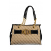 Dámska kabelka Guess čierno-béžová 32 x 20 x 14 cm Dámska kabelka Guess čierno-béžová 32 x 20 x 14 cm