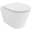 Mexen Rico, závesná WC misa 490x360x370 mm, Rimless Tornádo + WC sedadlo z duroplastu, biela lesklá, 30720300T Mexen Rico, závesná WC misa 490x360x370 mm, Rimless Tornádo + WC sedadlo z duroplastu, biela lesklá, 30720300T