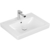 VILLEROY & BOCH Subway 2.0 závesné umývadlo s otvorom (spodná strana brúsená), s prepadom, 600 x 470 mm, biela alpská, s povrchom CeramicPlus, 71136GR1 VILLEROY & BOCH Subway 2.0 závesné umývadlo s otvorom (spodná strana brúsená), s prepadom, 600 x 470 mm, biela alpská, s povrchom CeramicPlus, 71136GR1