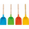 ANDRONI-GIOCATTOLI Plastová lopatka s drevenou rúčkou 33cm - žltá ANDRONI-GIOCATTOLI Plastová lopatka s drevenou rúčkou 33cm - žltá