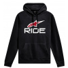 Alpinestars mikina RIDE 4.0 čierna/biela/červená Alpinestars mikina RIDE 4.0 čierna/biela/červená