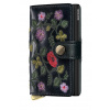 Kožená peňaženka Secrid STITCH FLORAL MSt.Stitch.Floral čierna ONE SIZE Kožená peňaženka Secrid STITCH FLORAL MSt.Stitch.Floral čierna ONE SIZE
