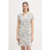 Tommy Hilfiger šaty s rozšíreným strihom WW0WW49719 béžová S Tommy Hilfiger šaty s rozšíreným strihom WW0WW49719 béžová S
