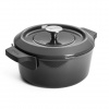 Litinový hrnec s poklicí IRON 24 cm, šedý - WOLL (IRON IND hrnec s poklici 24x11 cm/4,2l šedý - WOLL) Litinový hrnec s poklicí IRON 24 cm, šedý - WOLL (IRON IND hrnec s poklici 24x11 cm/4,2l šedý - WOLL)