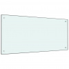 zahrada-XL vidaXL Kuchynská zástena, biela 100x50 cm, tvrdené sklo 249461 zahrada-XL vidaXL Kuchynská zástena, biela 100x50 cm, tvrdené sklo 249461
