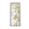 Fototapeta na dvere biela orchidea 75x205 Fototapeta na dvere biela orchidea 75x205