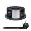 Solight 3z + USB A + C 20W PD, Wireless 10W, výsuvný blok zásuviek, 2m, čierny PP120CW-PD20-B Solight 3z + USB A + C 20W PD, Wireless 10W, výsuvný blok zásuviek, 2m, čierny PP120CW-PD20-B