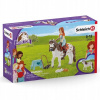 SCHLEICH 42518 8v1 Mia a poník Spotty s džokejkou, kone SCHLEICH 42518 8v1 Mia a poník Spotty s džokejkou, kone