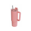 Nerezový termohrnček so slamkou Vibe Coral 880 ml Nerezový termohrnček so slamkou Vibe Coral 880 ml