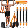 Odporové Gumy Sada na Cvičenie 5v1 Nastaviteľné na Tréning Doma Posilňovňa Odporové Gumy Sada na Cvičenie 5v1 Nastaviteľné na Tréning Doma Posilňovňa