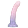 EasyToys Mermaid - trblietavé dildo - 15cm (ružové) EasyToys Mermaid - trblietavé dildo - 15cm (ružové)