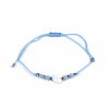 Náramek shamballa perleťové srdce Varianta: 10 modrá světlá, Balení: 1 ks Náramek shamballa perleťové srdce Varianta: 10 modrá světlá, Balení: 1 ks