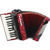 Hohner Bravo II 48 Červená Klávesový akordeón_x000D_ Hohner Bravo II 48 Červená Klávesový akordeón_x000D_