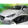 Deflektory na Mazda 3 III sedan, 4-dverová, r.v.: 2013-2019 Deflektory na Mazda 3 III sedan, 4-dverová, r.v.: 2013-2019