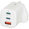 iBOX C-65 White, GaN 65W univerzální nabíječka Zástrčka ve Velké Británii iBOX C-65 White, GaN 65W univerzální nabíječka Zástrčka ve Velké Británii