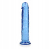 Priehľadné dildo - Realistické Dildo s prísavkou - rovné, 23 cm Priehľadné dildo - Realistické Dildo s prísavkou - rovné, 23 cm