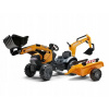 Detský traktor Falk, čierny a oranžový Detský traktor Falk, čierny a oranžový