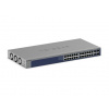 Netgear 24-Port 10G/Multi-Gigabit Ethernet Smart Switch with 4 10G SFP+ Ports Netgear 24-Port 10G/Multi-Gigabit Ethernet Smart Switch with 4 10G SFP+ Ports