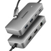 AXAGON HMC-CUB83X2, USB 10Gbps hub, 2x USB-A, USB-C, HDMI & DP 4k/144Hz, RJ-45 GLAN, PD 100W, kabel USB-C 15cm AXAGON HMC-CUB83X2, USB 10Gbps hub, 2x USB-A, USB-C, HDMI & DP 4k/144Hz, RJ-45 GLAN, PD 100W, kabel USB-C 15cm