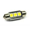 LED AUTO ŽIAROVKA 39MM C5W 3 SMD5050 CANBUS CHLADIČ, TEPLÁ BIELA LED AUTO ŽIAROVKA 39MM C5W 3 SMD5050 CANBUS CHLADIČ, TEPLÁ BIELA