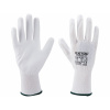 Extol Premium rukavice z polyesteru polomáčené v PU, bílé 8856631