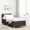 zahrada-XL Posteľ s pružinovým rámom Tmavo hnedá 100 x 200 cm látka 3342418 zahrada-XL Posteľ s pružinovým rámom Tmavo hnedá 100 x 200 cm látka 3342418
