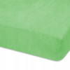 Detské prestieradlo PRIMA na matrac 160x70 cm, froté, zelená Detské prestieradlo PRIMA na matrac 160x70 cm, froté, zelená