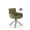 Halmar Otočná stolička K495, olivová Halmar Otočná stolička K495, olivová