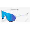 100% S2, Matte White- HiPER Blue Multilayer Mirror Lens, 60006-00006 100% S2, Matte White- HiPER Blue Multilayer Mirror Lens, 60006-00006