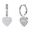 GUESS náušnice Huggie Me JUBE03136JWRHT/U GUESS náušnice Huggie Me JUBE03136JWRHT/U