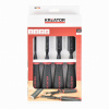 Kreator Dláta na dřevo sada 6, 12, 19, 25mm 4ks TPR Kreator Dláta na dřevo sada 6, 12, 19, 25mm 4ks TPR