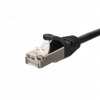 Patchcord RJ45, kat. 6 FTP F/UTP, 1m, Netrack, čierny Patchcord RJ45, kat. 6 FTP F/UTP, 1m, Netrack, čierny