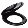 WC sedadlo Kerra čierne duroplast WC sedadlo Kerra čierne duroplast