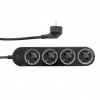 SL2 Inteligentná zásuvková lišta Shelly Power Strip 4 Gen4 Black SL2 Inteligentná zásuvková lišta Shelly Power Strip 4 Gen4 Black