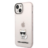 Karl Lagerfeld Choupette Logo zadný kryt pre iPhone 14 Plus Pink Karl Lagerfeld Choupette Logo zadný kryt pre iPhone 14 Plus Pink