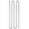 SucceBuy Oceľový reťazec 5,1MM x76,2M Skrutkový reťazec z uhlíkovej ocele SucceBuy Oceľový reťazec 5,1MM x76,2M Skrutkový reťazec z uhlíkovej ocele
