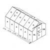 náhradné presklenie pre skleník VITAVIA VENUS 2500 PC 4 mm LG3058 náhradné presklenie pre skleník VITAVIA VENUS 2500 PC 4 mm LG3058
