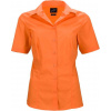DAIBER JN 643 / Dámska popelínová business košeľa s krátkym rukávom - orange XXXL DAIBER JN 643 / Dámska popelínová business košeľa s krátkym rukávom - orange XXXL