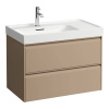Laufen Meda skrinka 78.5x45x51.5 cm závesná kúpeľňová skrinka pod umývadlo kapučíno H4216020114651 Laufen Meda skrinka 78.5x45x51.5 cm závesná kúpeľňová skrinka pod umývadlo kapučíno H4216020114651