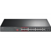 TP-LINK TL-SL1226P PoE+ Switch 24x 10/100Mbps + 2x Combo Gbit SFP 2x Gbit RJ45 250W (P) TP-LINK TL-SL1226P PoE+ Switch 24x 10/100Mbps + 2x Combo Gbit SFP 2x Gbit RJ45 250W (P)