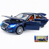 MERCEDES MAYBACH S600 KOVOVÝ MODEL AUTA 1:24 ZVUK SVETLO MERCEDES MAYBACH S600 KOVOVÝ MODEL AUTA 1:24 ZVUK SVETLO