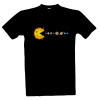 Tričko s potlačou Pac man - Sluneční soustava pánské Černá XS Tričko s potlačou Pac man - Sluneční soustava pánské Černá XS