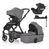 PETITEMARS Petite&Mars Icon Dove Grey LITE RWS + CYBEX Aton B2 i-Size + základňa PETITEMARS Petite&Mars Icon Dove Grey LITE RWS + CYBEX Aton B2 i-Size + základňa
